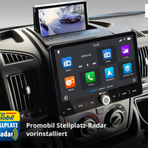 D9-DCX Plus Flex – C 192 GB Android Navigationssystem für Fiat Ducato mit 10,1-Zoll Touchscreen, Inkl. Head-up-Display, Apple CarPlay und Android Auto