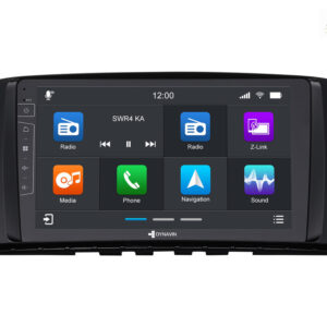 D9-DF431 Premium 192 GB Android Autoradio für Mercedes R-Klasse mit 4 x 100W Class-D Verstärker, 9 Zoll Display (hochauflösend), Inkl. Head-up-Display, Apple CarPlay und Android Auto