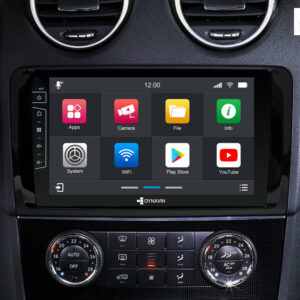 D9-DF432 Premium Android Autoradio für Mercedes ML | GL X164 mit 4 x 100W Class-D Verstärker, 9 Zoll Display (hochauflösend), Inkl. Head-up-Display, Apple CarPlay und Android Auto – Bild 3