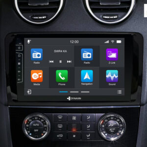 D9-DF432 Premium 192 GB Android Autoradio für Mercedes ML | GL X164 mit 4 x 100W Class-D Verstärker, 9 Zoll Display (hochauflösend), Inkl. Head-up-Display, Apple CarPlay und Android Auto