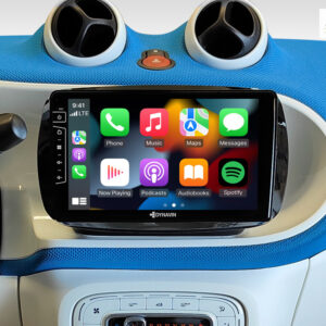 D9-DF434 Premium 192 GB Android Autoradio für Mercedes Smart mit 4 x 100W Class-D Verstärker, 9 Zoll Display (hochauflösend), Inkl. Head-up-Display, Apple CarPlay und Android Auto – Bild 4