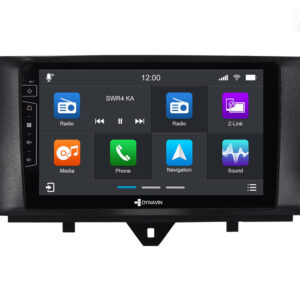 D9-DF435 Premium 192 GB Android Autoradio für Mercedes Smart mit 4 x 100W Class-D Verstärker, 9 Zoll Display (hochauflösend), Inkl. Head-up-Display, Apple CarPlay und Android Auto