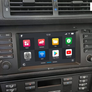 D9-E39 Premium 192 GB Android Autoradio für BMW 5er E39 mit 4 x 100W Class-D Verstärker, 7 Zoll Display (hochauflösend), Inkl. Head-up-Display, Apple CarPlay und Android Auto – Bild 3