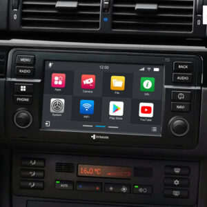 D9-E46 Premium 192 GB Android Autoradio für BMW 3er E46 mit 4 x 100W Class-D Verstärker, 7 Zoll Display (hochauflösend), Inkl. Head-up-Display, Apple CarPlay und Android Auto – Bild 3