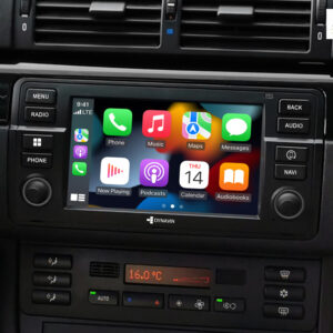 D9-E46 Premium 192 GB Android Autoradio für BMW 3er E46 mit 4 x 100W Class-D Verstärker, 7 Zoll Display (hochauflösend), Inkl. Head-up-Display, Apple CarPlay und Android Auto – Bild 4