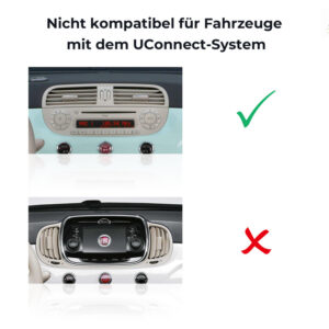 Alternative view of D9-FT500 Premium Flex 160 GB Android Autoradio für Fiat 500 2007-2015 mit 4 x 100W Class-D Verstärker, 10,1 Zoll Display (hochauflösend), Inkl. Head-up-Display, Apple CarPlay und Android Auto