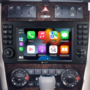 D9-MBC Premium 192 GB Android Autoradio für Mercedes C-Klasse mit 4 x 100W Class-D Verstärker, 7 Zoll Display (hochauflösend), Inkl. Head-up-Display, Apple CarPlay und Android Auto – Bild 4