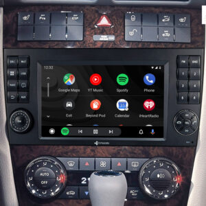 D9-MBC Premium 192 GB Android Autoradio für Mercedes C-Klasse mit 4 x 100W Class-D Verstärker, 7 Zoll Display (hochauflösend), Inkl. Head-up-Display, Apple CarPlay und Android Auto – Bild 5