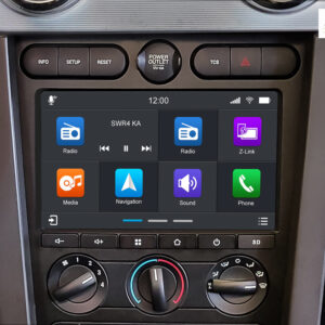 D9-MST2005 Plus 192 GB Android Navigationssystem für Ford Mustang V mit 9-Zoll Touchscreen, Inkl. Head-up-Display, Apple CarPlay und Android Auto