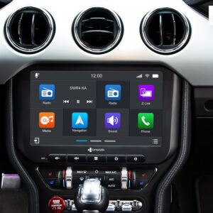 D9-MST2015H Plus Android Navigationssystem für Ford Mustang VI mit 10,1-Zoll Touchscreen, Inkl. Head-up-Display, Apple CarPlay und Android Auto