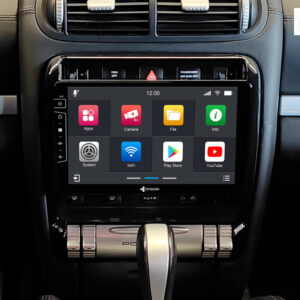 D9-PC Premium 192 GB Android Autoradio für Porsche Cayenne mit 4 x 100W Class-D Verstärker, 9 Zoll Display (hochauflösend), Inkl. Head-up-Display, Apple CarPlay und Android Auto – Bild 3