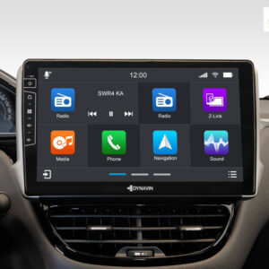 D9-PG208 Premium 192 GB Android Autoradio für Peugeot 208 / 2008 mit 4 x 100W Class-D Verstärker, 10,1 Zoll Display (hochauflösend), Inkl. Head-up-Display, Apple CarPlay und Android Auto