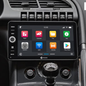 D9-PG3008 Premium Android Autoradio für Peugeot 3008 mit 4 x 100W Class-D Verstärker, 9 Zoll Display (hochauflösend), Inkl. H