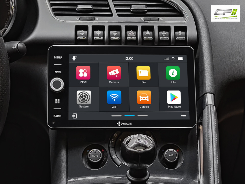 D9-PG3008 Premium Android Autoradio für Peugeot 3008 mit 4 x 100W Class-D Verstärker, 9 Zoll Display (hochauflösend), Inkl. H
