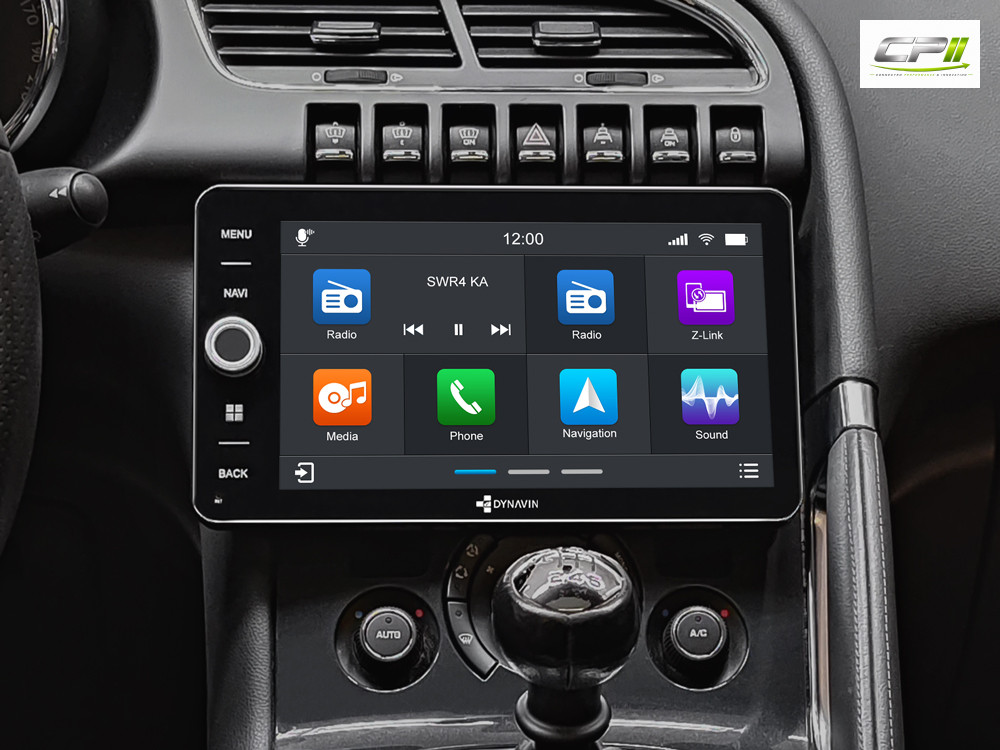 D9-PG3008 Premium Android Autoradio für Peugeot 3008 mit 4 x 100W Class-D Verstärker, 9 Zoll Display (hochauflösend), Inkl. H