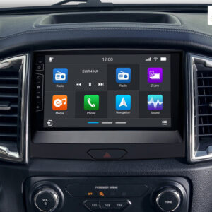 D9-RG Premium Android Autoradio für Ford Ranger mit 4 x 100W Class-D Verstärker, 9 Zoll Display (hochauflösend), Inkl. Head-up-Display, Apple CarPlay und Android Auto