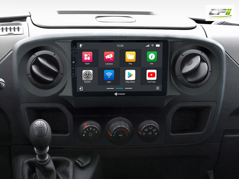 D9-RN-1 Plus – C Android Navigationssystem für Renault Master mit 9-Zoll Touchscreen, Inkl. Head-up-Display, Apple CarPlay und Android Auto – Bild 3