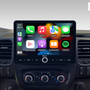 D9-RNTRF Premium Android Autoradio für Renault Trafic mit 4 x 100W Class-D Verstärker, 10,1 Zoll Display (hochauflösend), Ink