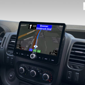 D9-RNTRF Premium Android Autoradio für Renault Trafic mit 4 x 100W Class-D Verstärker, 10,1 Zoll Display (hochauflösend), Ink