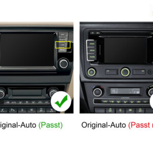 D9-RPH Premium Flex 160 GB Android Autoradio für Skoda Rapid mit 4 x 100W Class-D Verstärker, 8 Zoll Display (hochauflösend), Inkl. Head-up-Display, Apple CarPlay und Android Auto – Bild 2