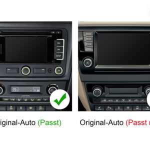 D9-RPL Premium Flex 160 GB Android Autoradio für Skoda Rapid mit 4 x 100W Class-D Verstärker, 8 Zoll Display (hochauflösend), Inkl. Head-up-Display, Apple CarPlay und Android Auto – Bild 2