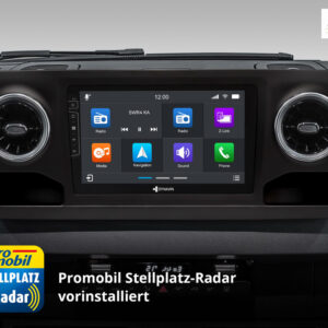 D9-SP Plus Flex – C 192 GB Android Navigationssystem für Mercedes Sprinter mit 10,1-Zoll Touchscreen, Inkl. Head-up-Display, Apple CarPlay und Android Auto