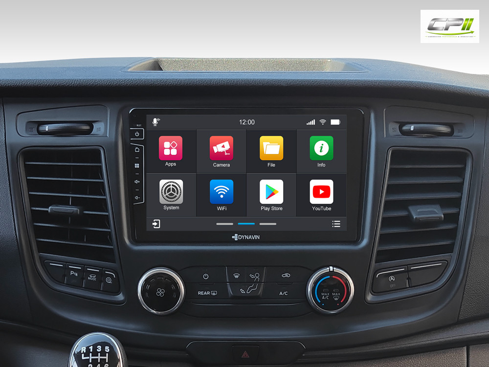 D9-TS Plus Flex – C 192 GB Android Navigationssystem für Ford Transit mit 9-Zoll Touchscreen, Inkl. Head-up-Display, Apple CarPlay und Android Auto – Bild 3