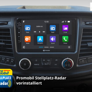 D9-TS Plus Flex – C 192 GB Android Navigationssystem für Ford Transit mit 9-Zoll Touchscreen, Inkl. Head-up-Display, Apple CarPlay und Android Auto