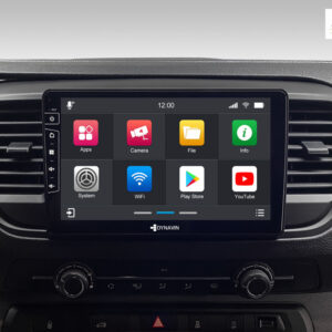 D9-TYPA Premium Android Autoradio für Toyota ProAce mit 4 x 100W Class-D Verstärker, 9 Zoll Display (hochauflösend), Inkl. Head-up-Display, Apple CarPlay und Android Auto – Bild 3