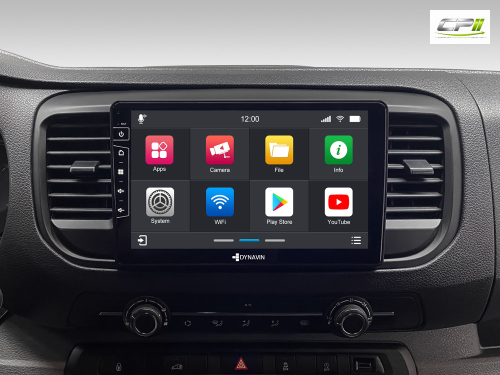 D9-TYPA Premium Android Autoradio für Toyota ProAce mit 4 x 100W Class-D Verstärker, 9 Zoll Display (hochauflösend), Inkl. Head-up-Display, Apple CarPlay und Android Auto – Bild 3