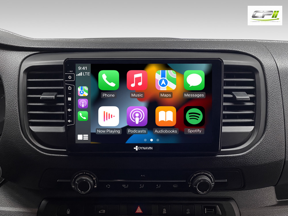 D9-TYPA Premium Android Autoradio für Toyota ProAce mit 4 x 100W Class-D Verstärker, 9 Zoll Display (hochauflösend), Inkl. Head-up-Display, Apple CarPlay und Android Auto – Bild 4