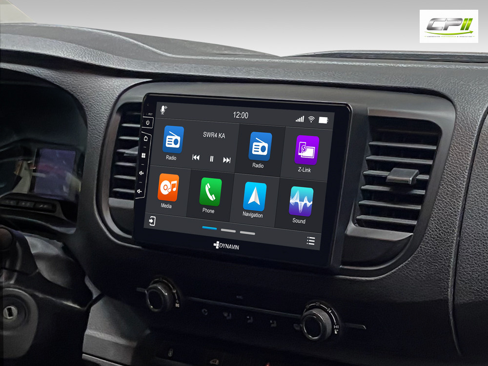 D9-TYPA Premium Android Autoradio für Toyota ProAce mit 4 x 100W Class-D Verstärker, 9 Zoll Display (hochauflösend), Inkl. Head-up-Display, Apple CarPlay und Android Auto