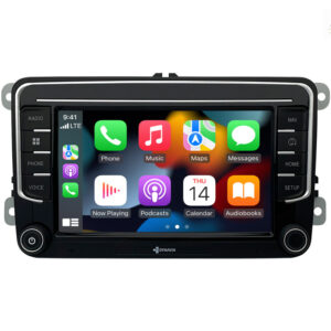 D9-V7 Premium Android Autoradio für VW ab 2003 z.B. Golf 5 mit 4 x 100W Class-D Verstärker, 7 Zoll Display (hochauflösend), Inkl. Head-up-Display, Apple CarPlay und Android Auto – Bild 4