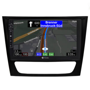 D9-W211 Premium 192 GB Android Autoradio für Mercedes E-Klasse mit 4 x 100W Class-D Verstärker, 9 Zoll Display (hochauflösend), Inkl. Head-up-Display, Apple CarPlay und Android Auto – Bild 7