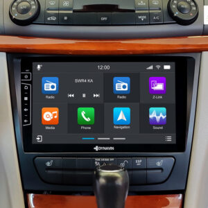 D9-W211 Premium Flex 160 GB Android Autoradio für Mercedes E-Klasse mit 4 x 100W Class-D Verstärker, 9 Zoll Display (hochauflösend), Inkl. Head-up-Display, Apple CarPlay und Android Auto