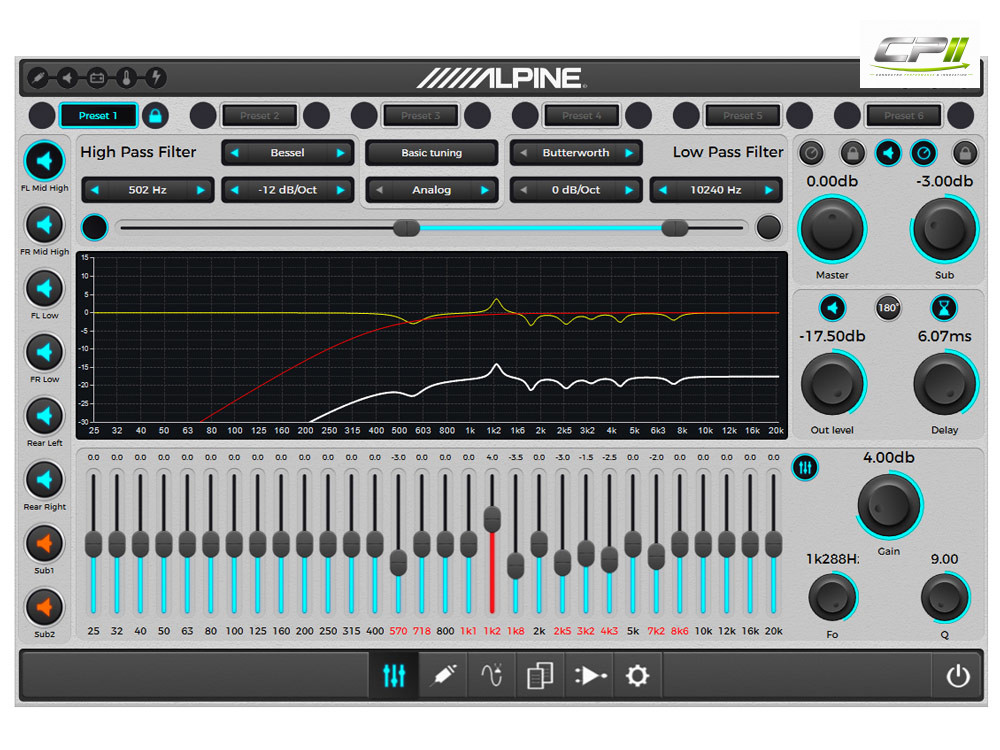 Alpine PDP-E802DSP DIGITALER 8-KANAL-DSP-VERSTÄRKER – PDP-E802DSP-01 CPII