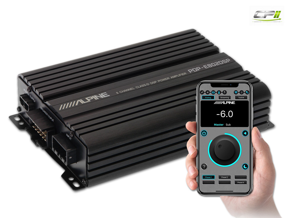 Alpine PDP-E802DSP DIGITALER 8-KANAL-DSP-VERSTÄRKER – PDP-E802DSP-02 CPII