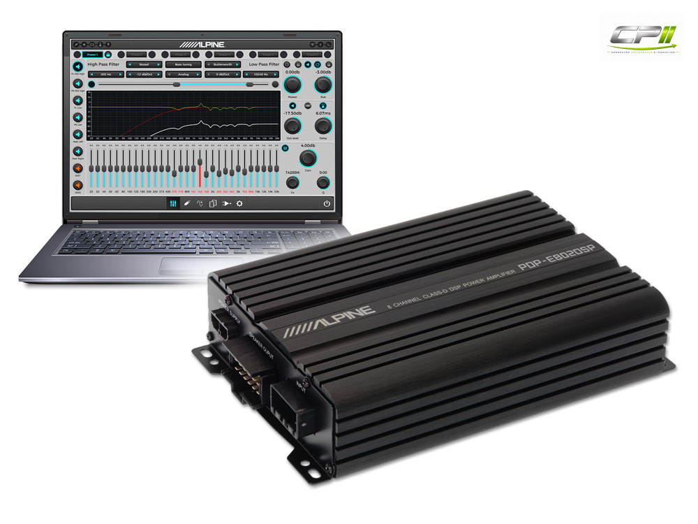 Alpine PDP-E802DSP DIGITALER 8-KANAL-DSP-VERSTÄRKER