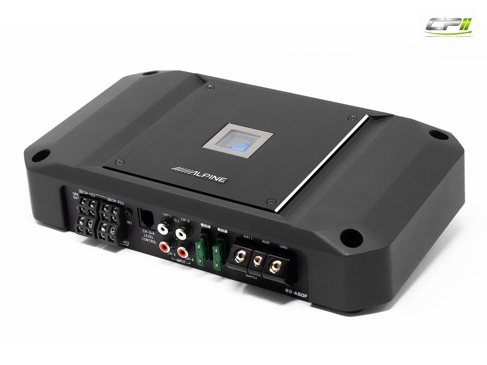 Alpine R2-A60F R-Series 4-Kanal Digital-Verstärker - RMS Leistung 4x 150W @ 2 Ohm – R2-A60F-04 CPII