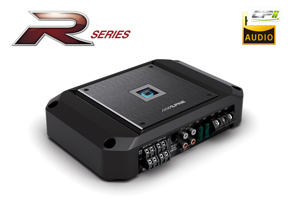 Alpine R2-A60F R-Series 4-Kanal Digital-Verstärker - RMS Leistung 4x 150W @ 2 Ohm
