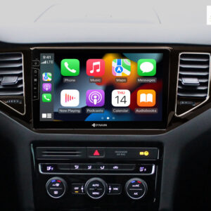D9-135B Premium 192 GB Android Autoradio für VW Golf Sportsvan mit 4 x 100W Class-D Verstärker, 10,1 Zoll Display (hochauflösend), Inkl. Head-up-Display, Apple CarPlay und Android Auto – Bild 4