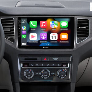 D9-135S Premium 192 GB Android Autoradio für VW Golf Sportsvan mit 4 x 100W Class-D Verstärker, 10,1 Zoll Display (hochauflösend), Inkl. Head-up-Display, Apple CarPlay und Android Auto – Bild 4