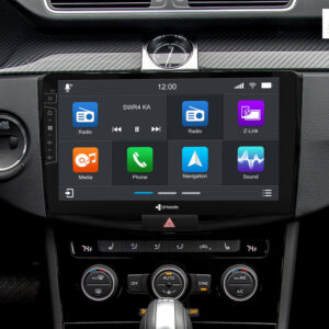 D9-2B Premium Flex 160 GB Android Autoradio für VW Passat B7 mit 4 x 100W Class-D Verstärker, 10,1 Zoll Display (hochauflösend), Inkl. Head-up-Display, Apple CarPlay und Android Auto