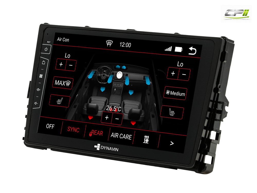 D9-333 Premium 192 GB Android Autoradio für VW T6.1 | Polo | Golf Sportsvan mit 4 x 100W Class-D Verstärker, 9 Zoll Display (hochauflösend), Inkl. Head-up-Display, Apple CarPlay und Android Auto – Bild 7