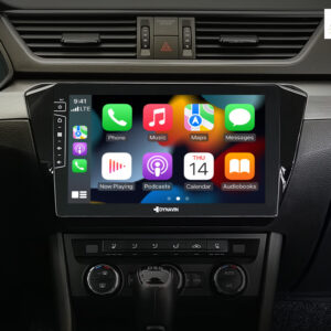 D9-37 Premium Android Autoradio für Skoda Superb mit 4 x 100W Class-D Verstärker, 10,1 Zoll Display (hochauflösend), Inkl. Head-up-Display, Apple CarPlay und Android Auto – Bild 4