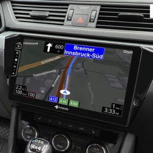 D9-37 Premium Android Autoradio für Skoda Superb mit 4 x 100W Class-D Verstärker, 10,1 Zoll Display (hochauflösend), Inkl. Head-up-Display, Apple CarPlay und Android Auto – Bild 6