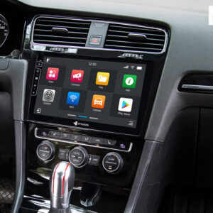 D9-3B Premium 192 GB Android Autoradio für VW Golf 7 mit 4 x 100W Class-D Verstärker, 10,1 Zoll Display (hochauflösend), Inkl. Head-up-Display, Apple CarPlay und Android Auto – Bild 3