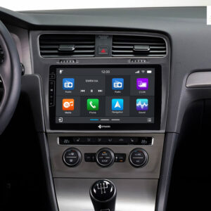 D9-3S Premium Flex Android Autoradio für VW Golf 7 mit 4 x 100W Class-D Verstärker, 10,1 Zoll Display (hochauflösend), Inkl. Head-up-Display, Apple CarPlay und Android Auto