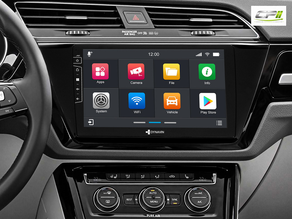 D9-40 Premium Flex Android Autoradio für VW Touran mit 4 x 100W Class-D Verstärker, 10,1 Zoll Display (hochauflösend), Inkl. Head-up-Display, Apple CarPlay und Android Auto – Bild 3