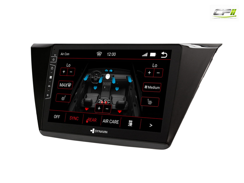D9-40 Premium Flex Android Autoradio für VW Touran mit 4 x 100W Class-D Verstärker, 10,1 Zoll Display (hochauflösend), Inkl. Head-up-Display, Apple CarPlay und Android Auto – Bild 7